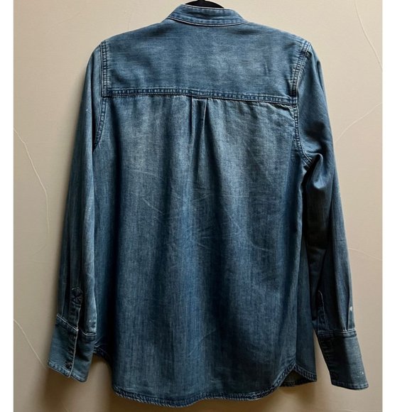 Free People Chambray Button Up Shirt - Picture 3 of 3